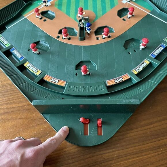 Game Zone Super Stadium Baseball Game with Realistic Baseball W/ Instructions - Picture 7 of 10
